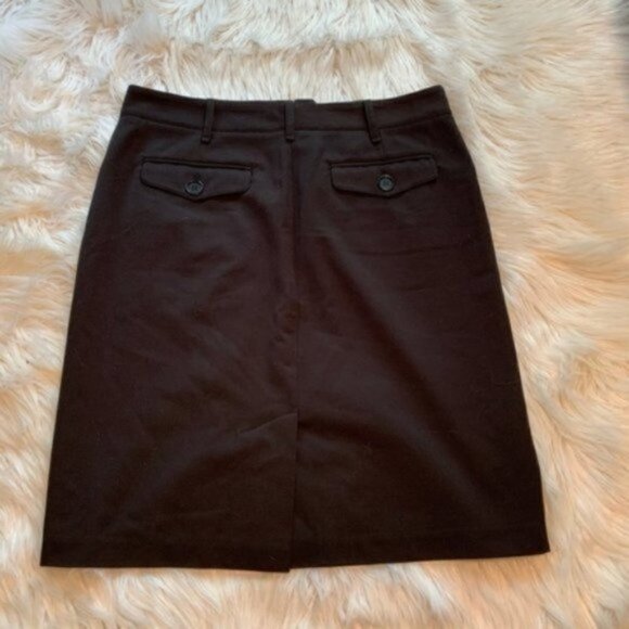 Max Studio Above Knee Pencil Skirt Solid Black - Picture 7 of 9